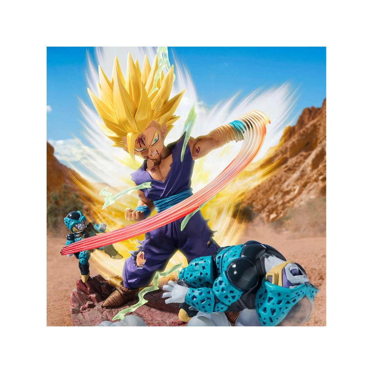 Bandai Dragon Ball Z Figuarts Zero Extra Battle - Super Saiyan 2 Son Gohan - La ira estalla en poder