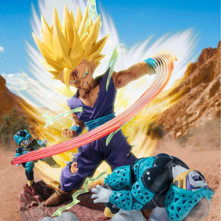 Bandai Dragon Ball Z Figuarts Zero Extra Battle - Super Saiyan 2 Son Gohan - La ira estalla en poder