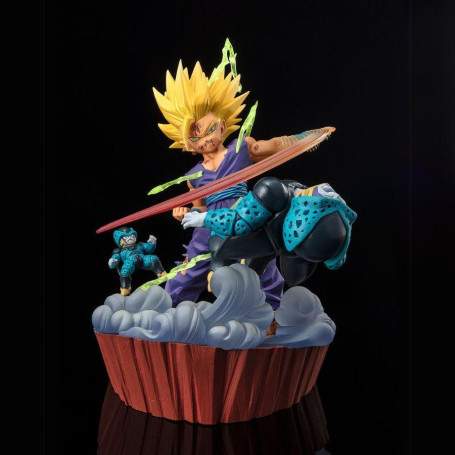 Bandai Dragon Ball Z Figuarts Zero Extra Battle - Super Saiyan 2 Son Gohan - La ira estalla en poder
