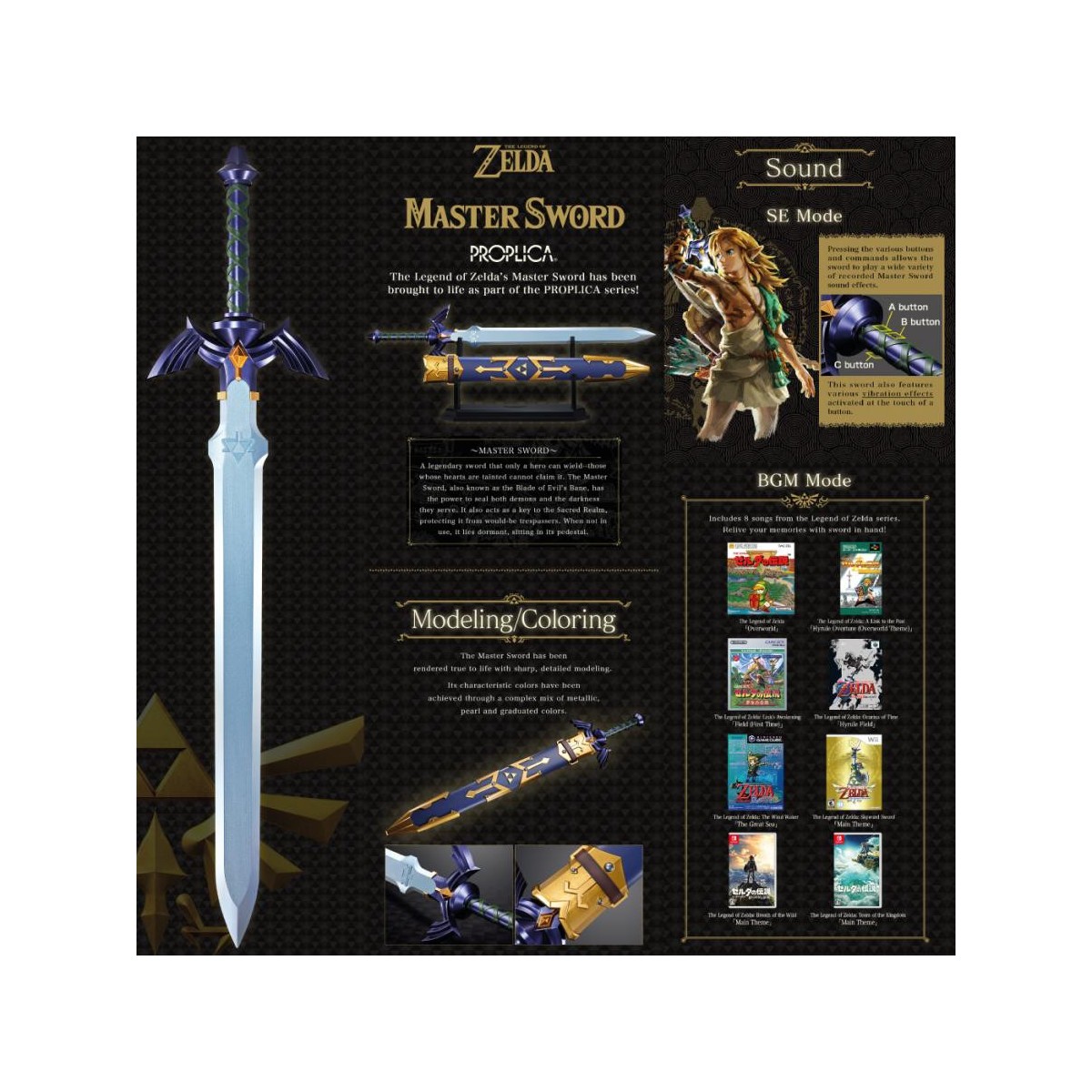 Bandai Tamashii - Proplica The Legend of Zelda - Espada Maestra