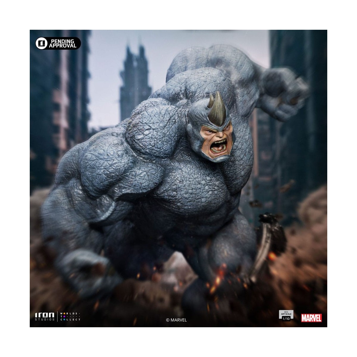 Iron Studios Marvel Spider-Man Vs Villains - Rhino BDS Art Escala 1/10