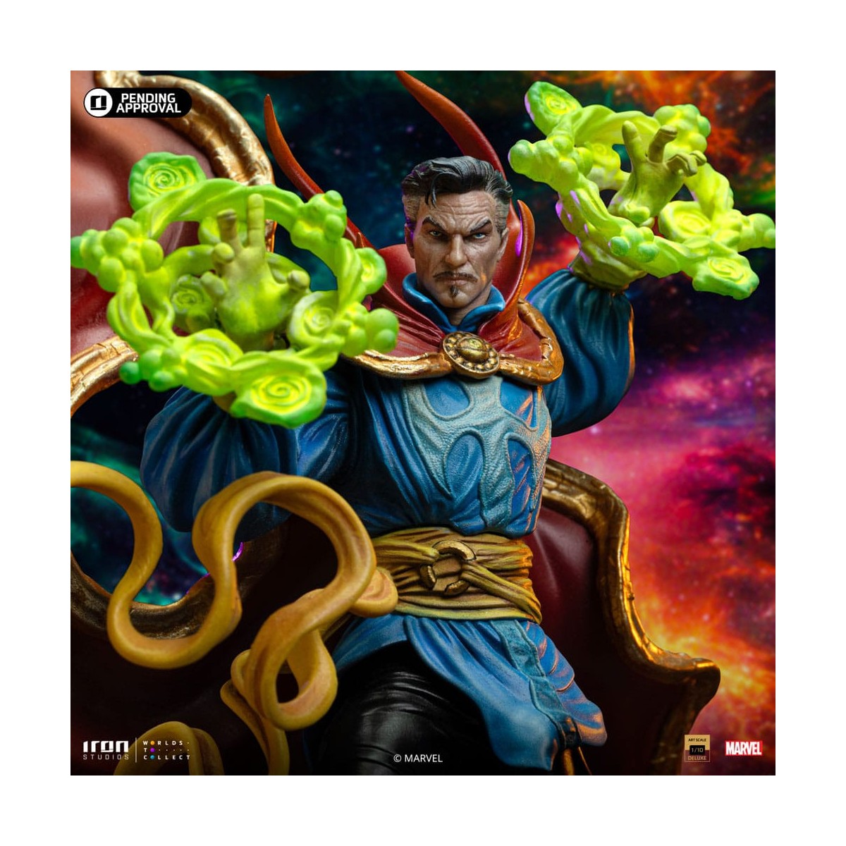Iron Studios Marvel - Doctor Strange 1/10 Deluxe Art Scale - Infinity Gauntlet Diorama