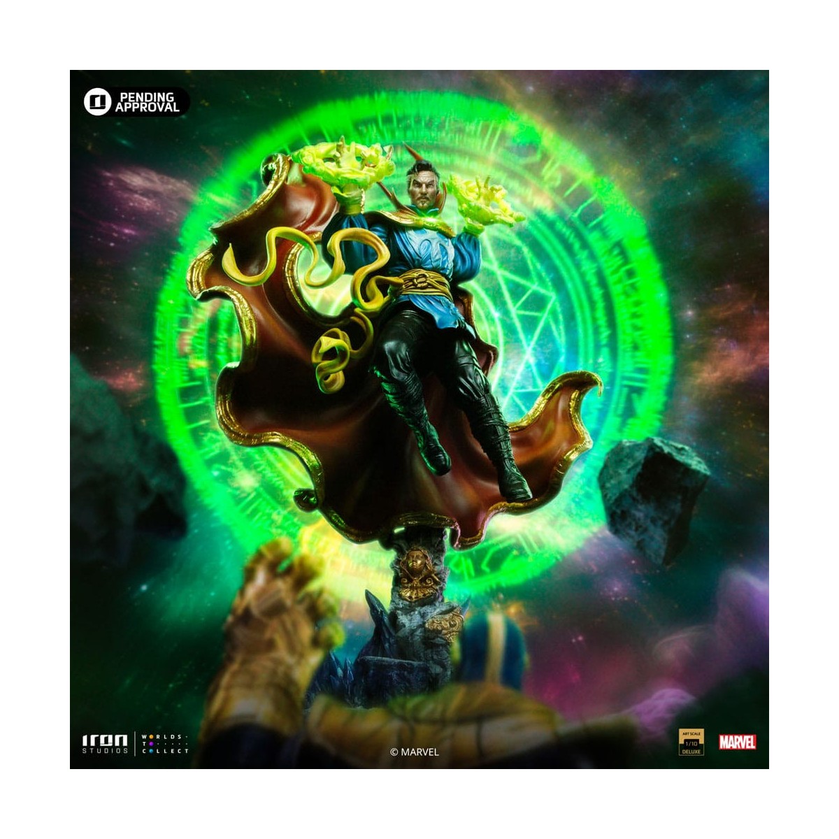 Iron Studios Marvel - Doctor Strange 1/10 Deluxe Art Scale - Infinity Gauntlet Diorama