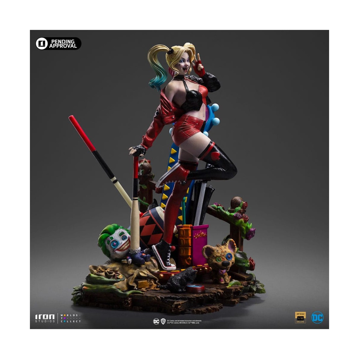 Iron Studios DC Comics - Harley Quinn (Gotham City Sirens) Deluxe Arts Escala 1/10