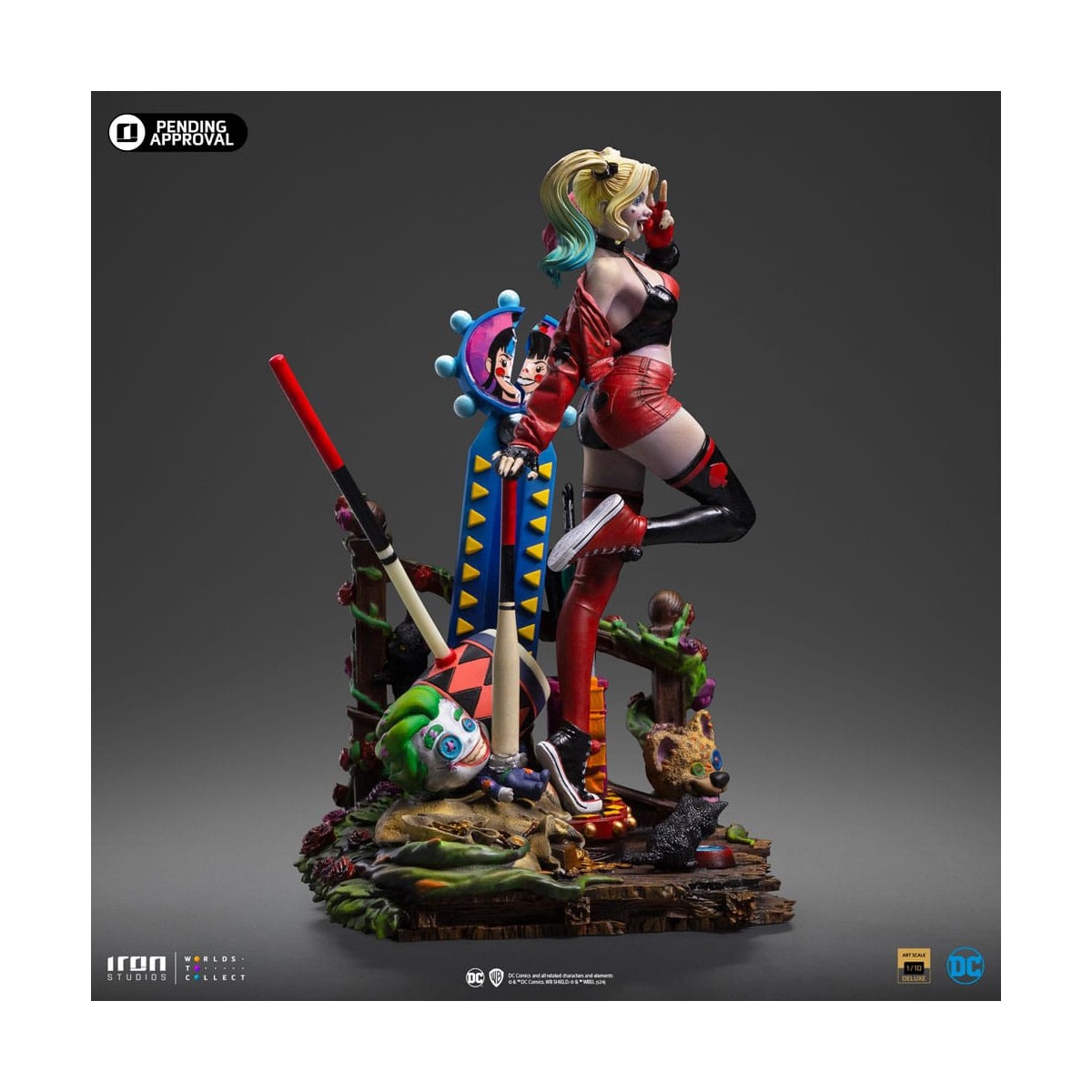 Iron Studios DC Comics - Harley Quinn (Gotham City Sirens) Deluxe Arts Escala 1/10