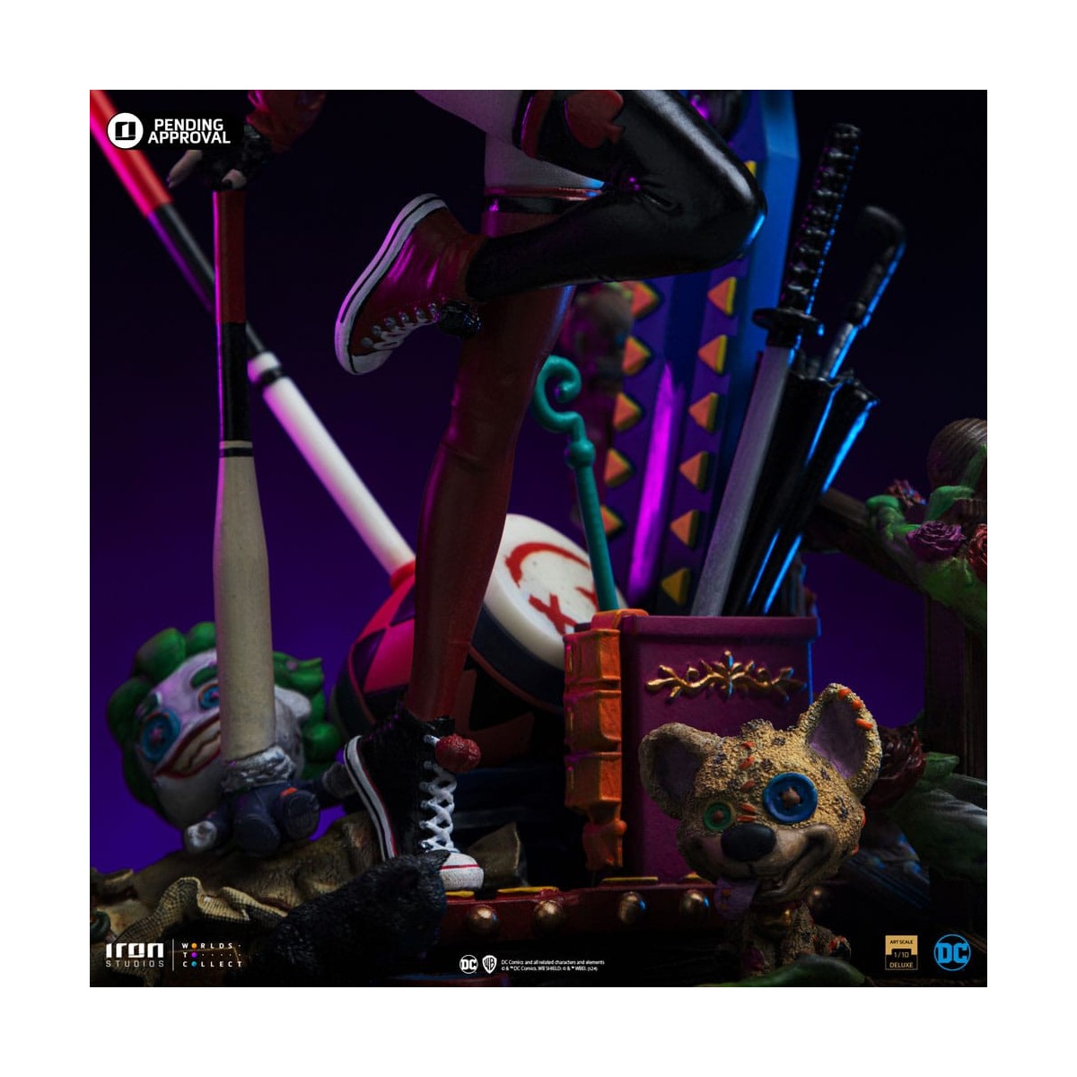 Iron Studios DC Comics - Harley Quinn (Gotham City Sirens) Deluxe Arts Escala 1/10