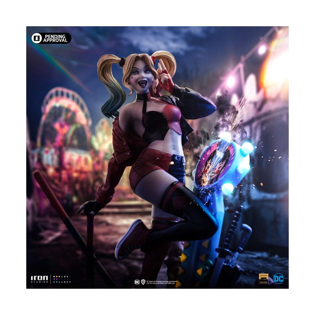 Iron Studios DC Comics - Harley Quinn (Gotham City Sirens) Deluxe Arts Escala 1/10