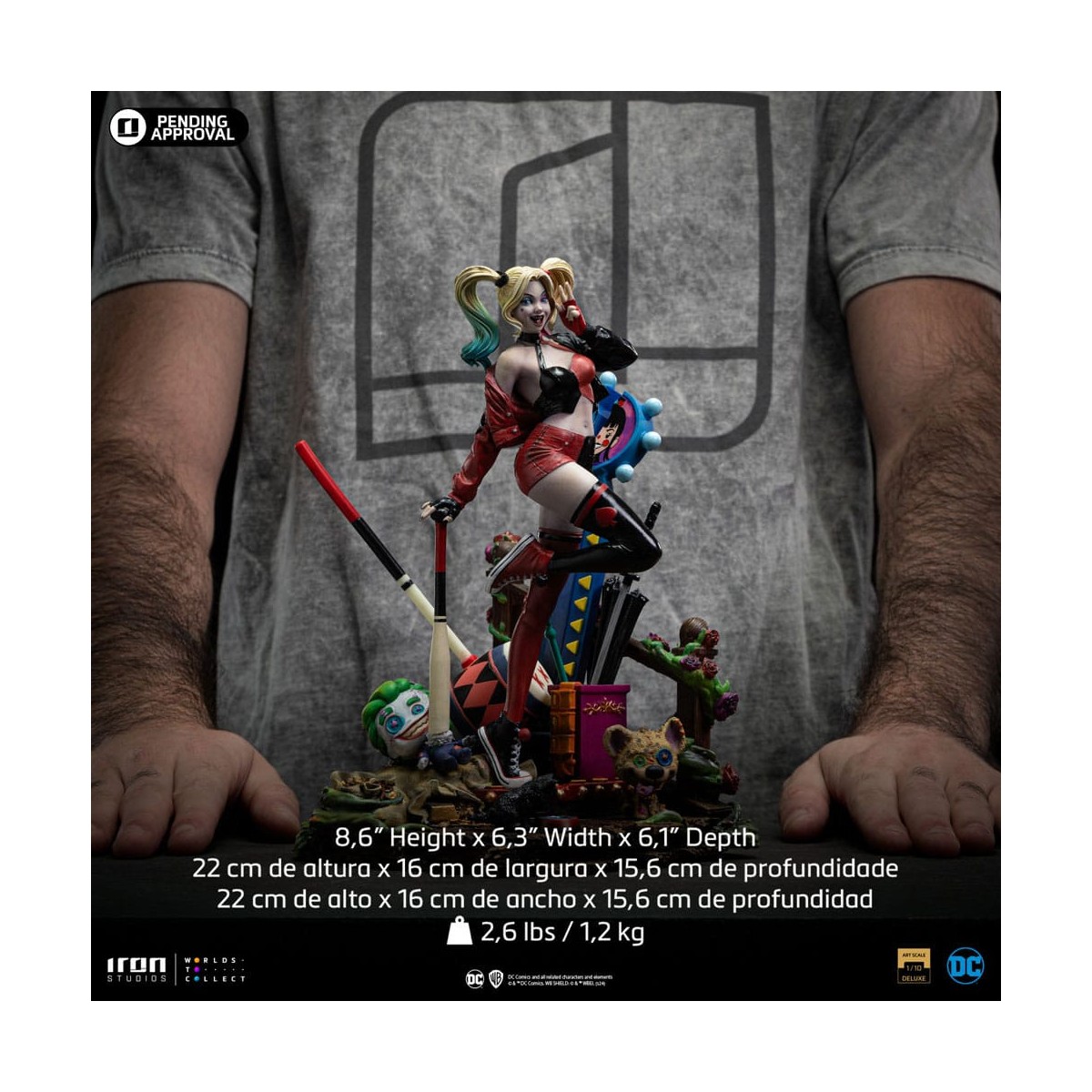Iron Studios DC Comics - Harley Quinn (Gotham City Sirens) Deluxe Arts Escala 1/10