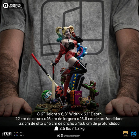 Iron Studios DC Comics - Harley Quinn (Gotham City Sirens) Deluxe Arts Escala 1/10