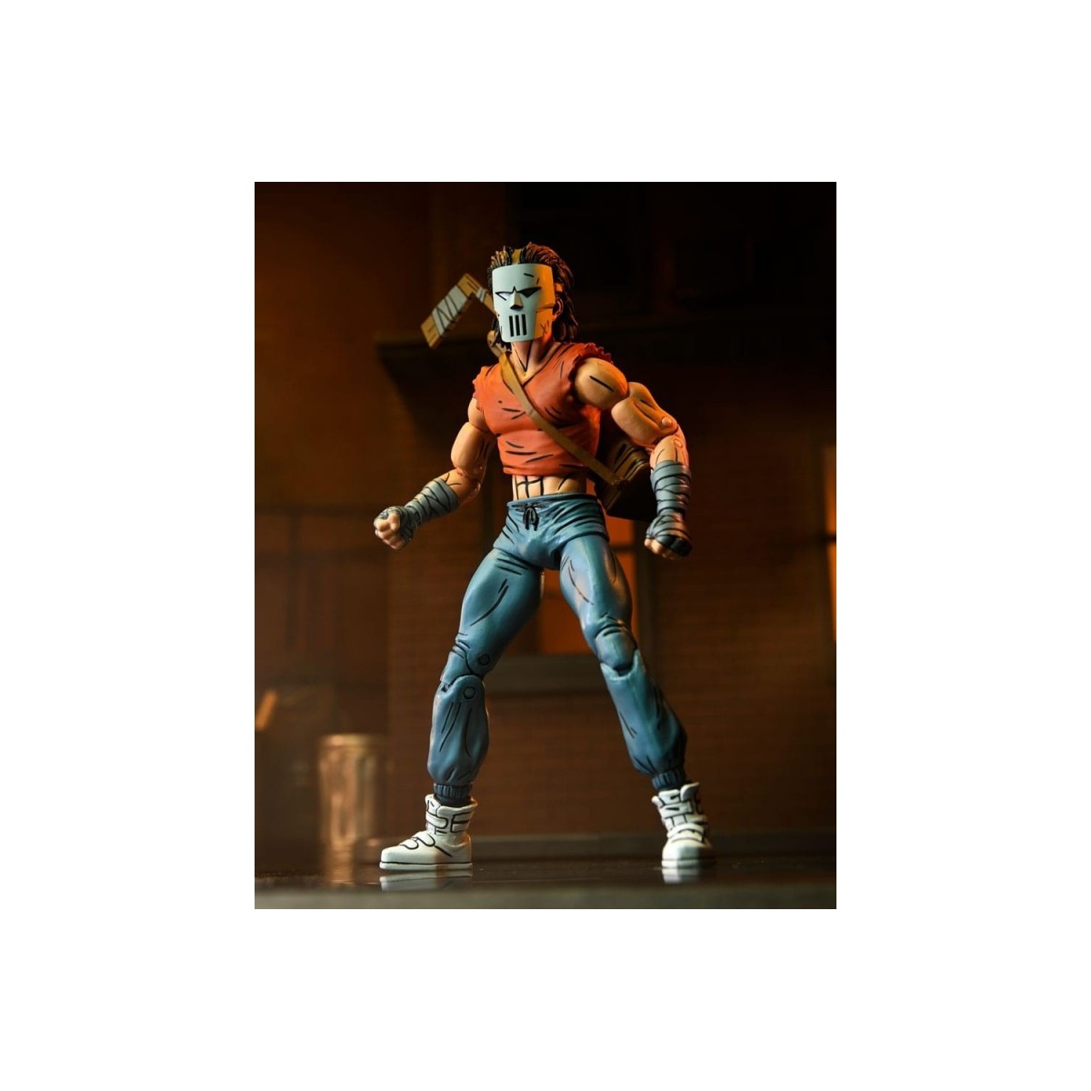 NECA - Mirage Comics Casey Jones con camisa roja TMNT - Teenage Mutant Ninja Turtles