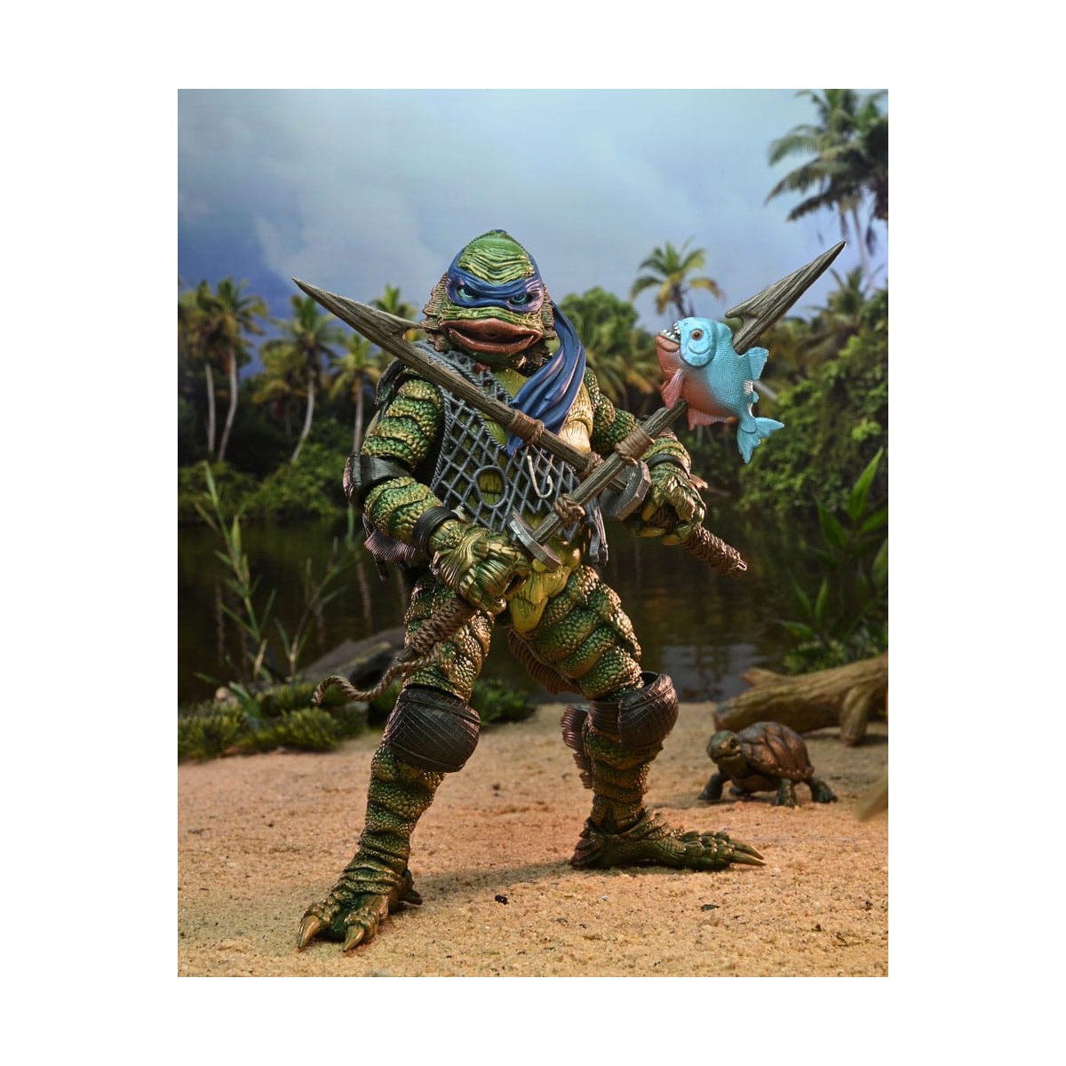 NECA - Ultimate Leonardo como la Criatura - Universal Monsters x TMNT