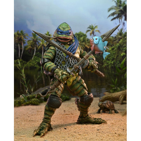 NECA - Ultimate Leonardo como la Criatura - Universal Monsters x TMNT