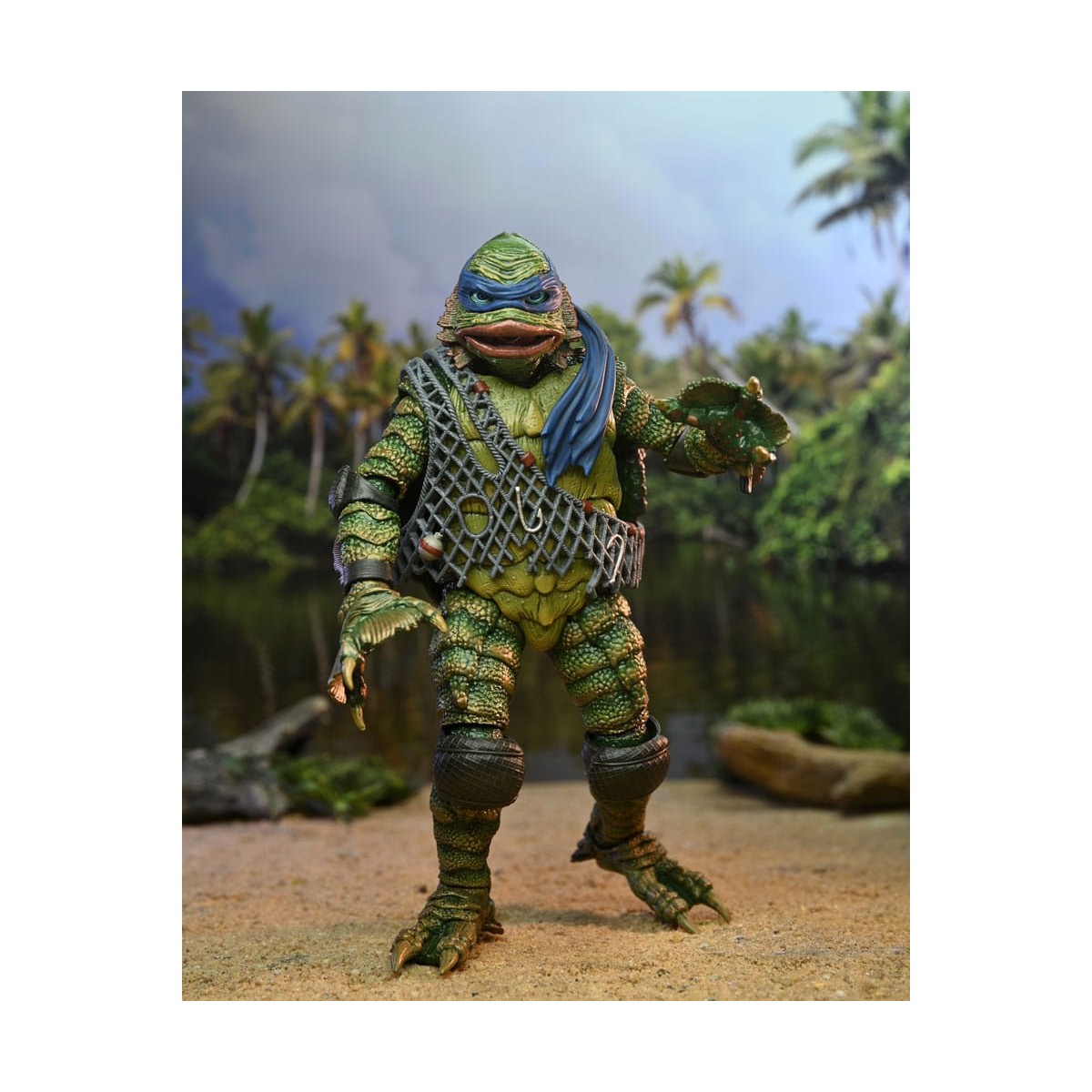 NECA - Ultimate Leonardo como la Criatura - Universal Monsters x TMNT