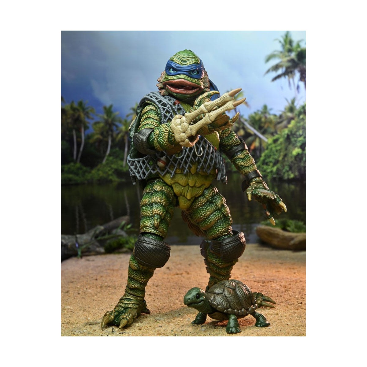 NECA - Ultimate Leonardo como la Criatura - Universal Monsters x TMNT