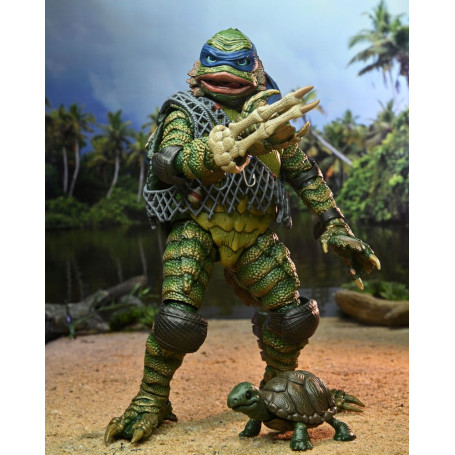 NECA - Ultimate Leonardo como la Criatura - Universal Monsters x TMNT