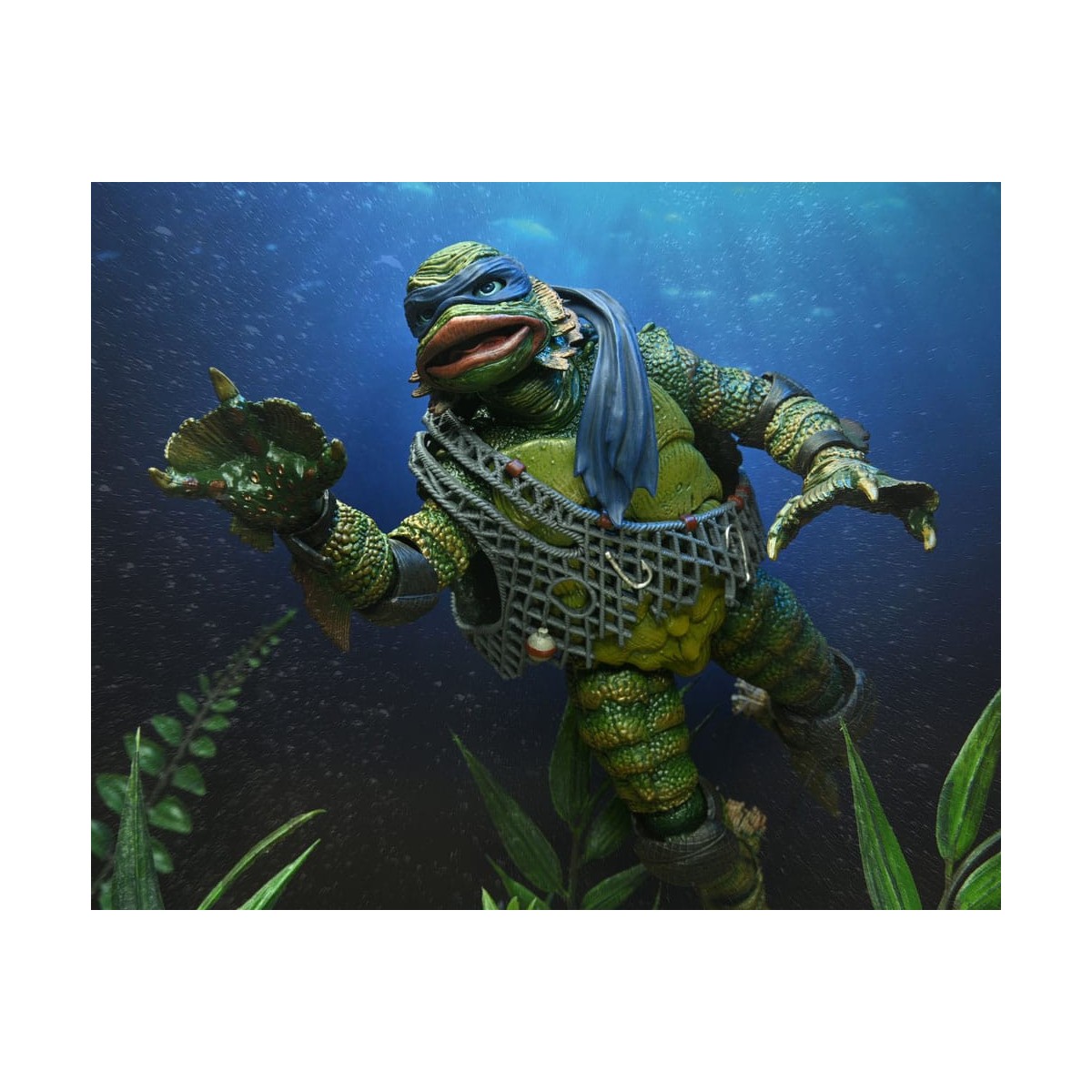 NECA - Ultimate Leonardo como la Criatura - Universal Monsters x TMNT