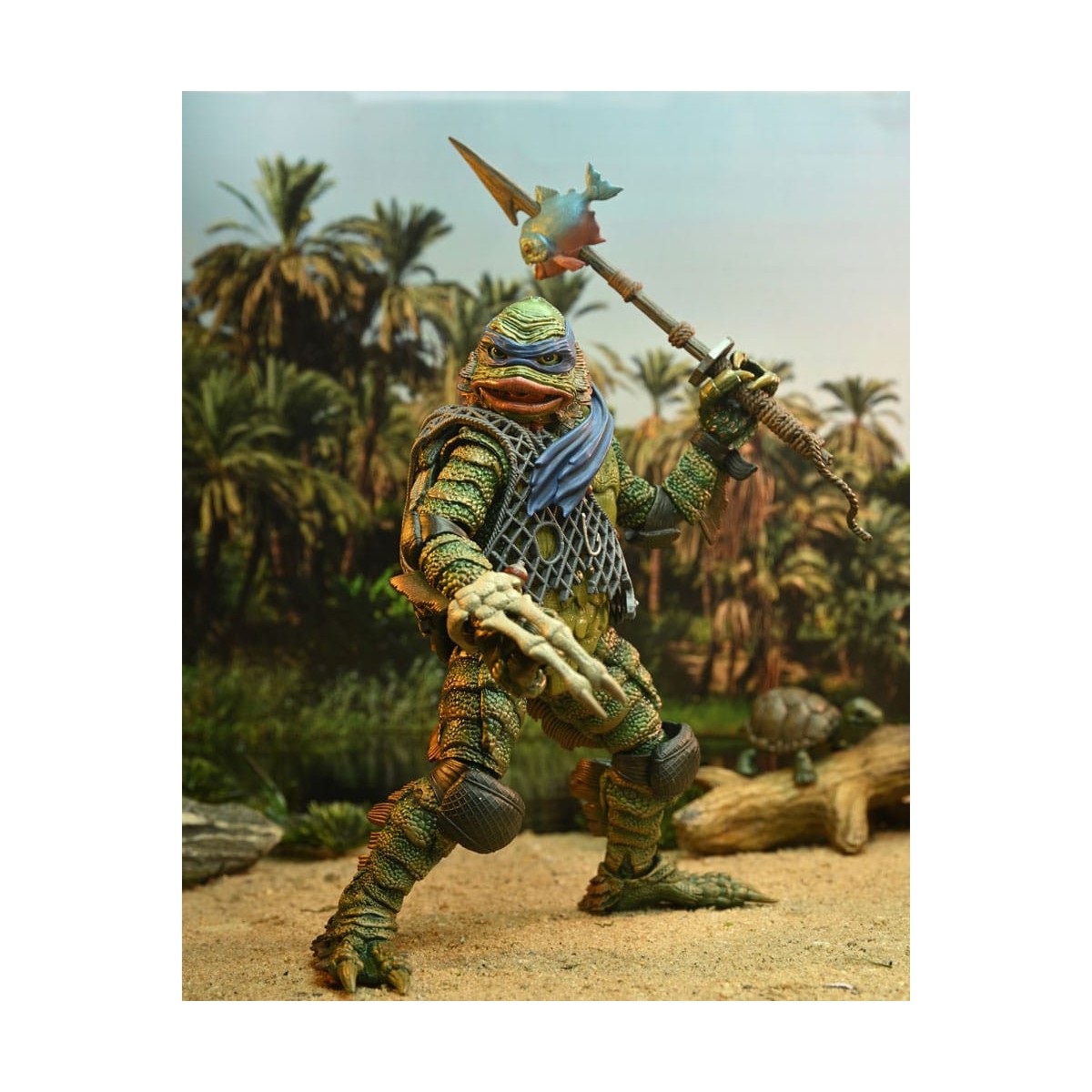 NECA - Ultimate Leonardo como la Criatura - Universal Monsters x TMNT