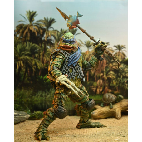 NECA - Ultimate Leonardo como la Criatura - Universal Monsters x TMNT