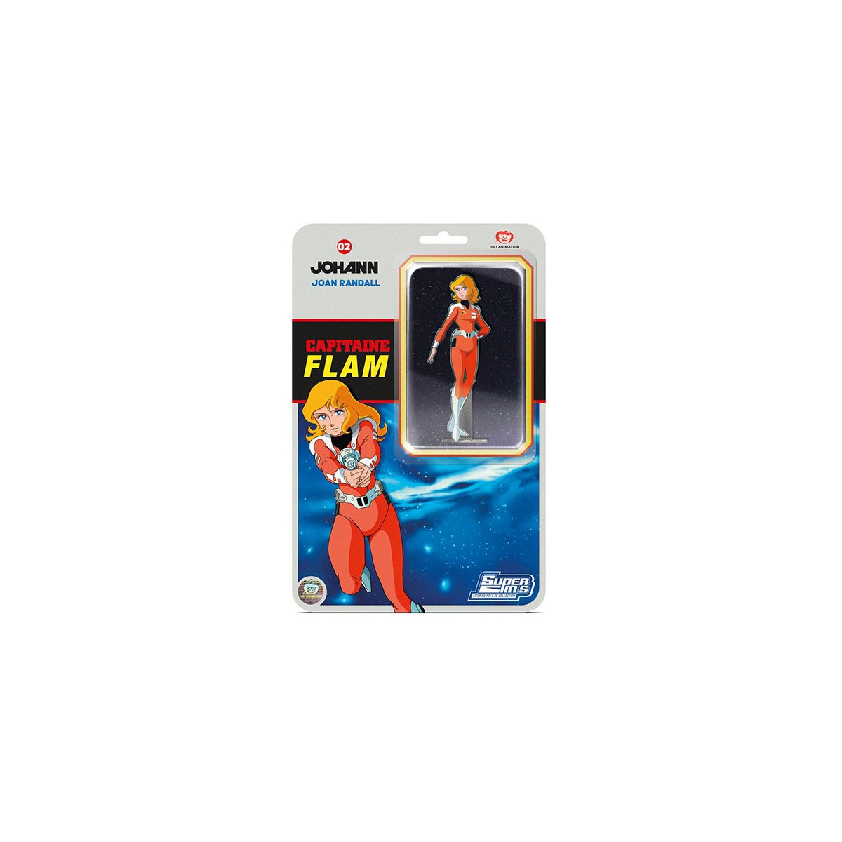 Tarjeta Blister del Capitán Flam Pin Johann - Johan Randall