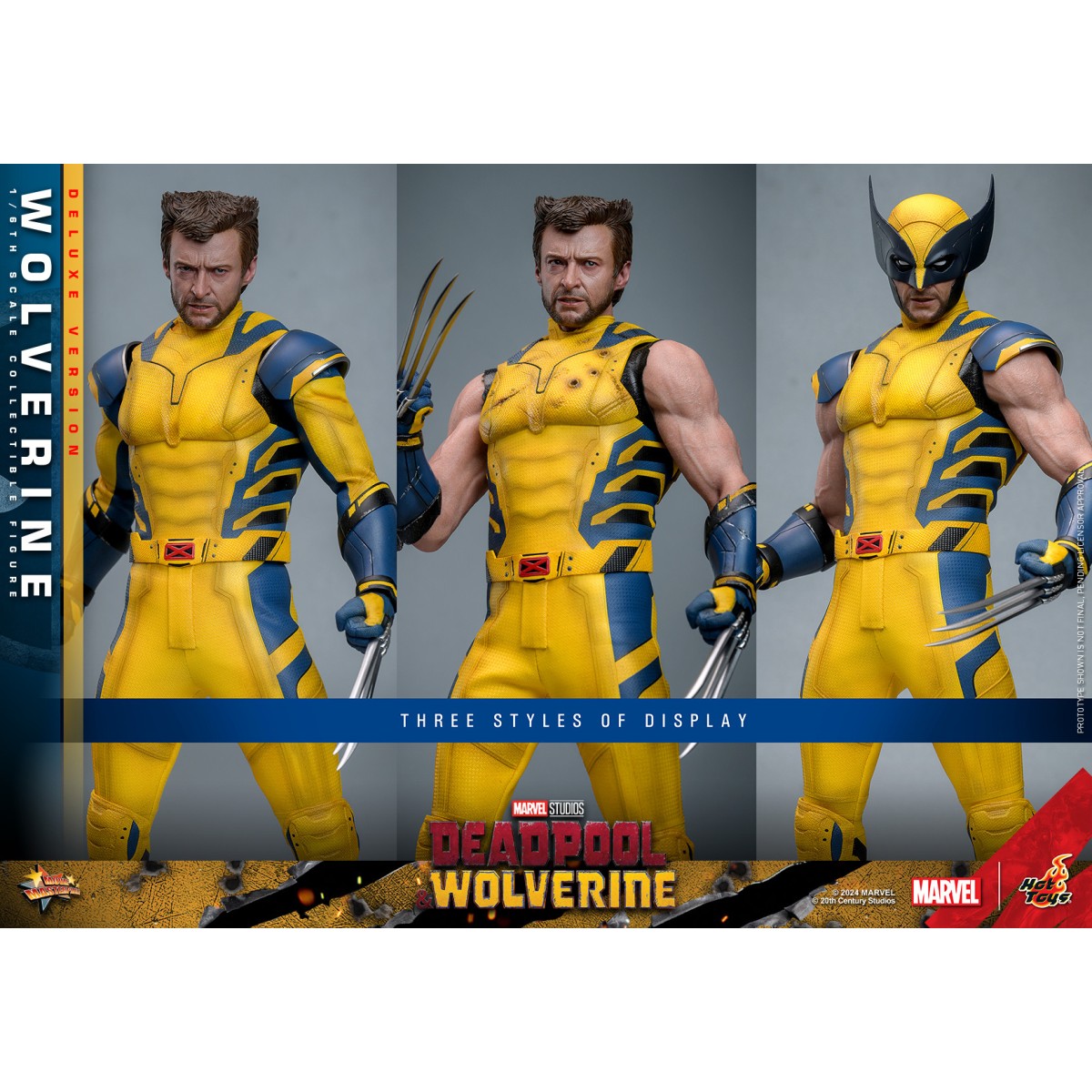 Hot Toys Marvel Deadpool & Wolverine - Wolverine MMS 1/6 Deluxe Version
