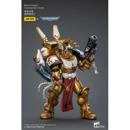 JoyToy Marines Espaciales - Ángeles de Sangre Comandante Dante - 1/18 - Warhammer 40K