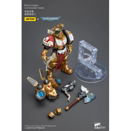 JoyToy Marines Espaciales - Ángeles de Sangre Comandante Dante - 1/18 - Warhammer 40K