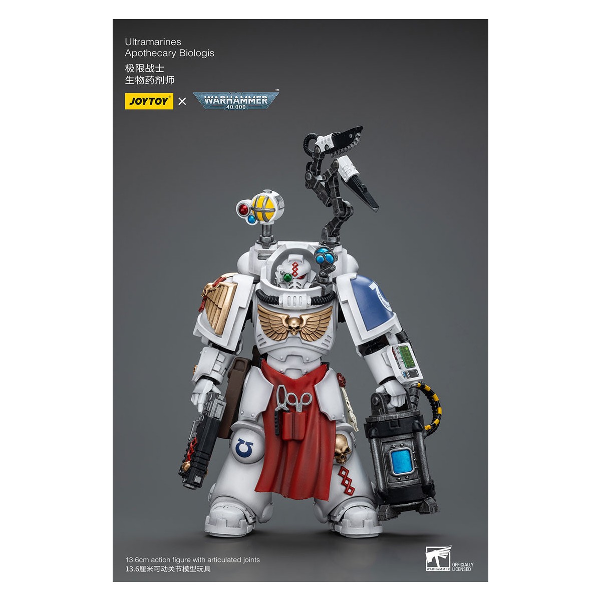 JoyToy Marines Espaciales - Ultramarines - Apothecary Biologis 1/18 - Warhammer 40K