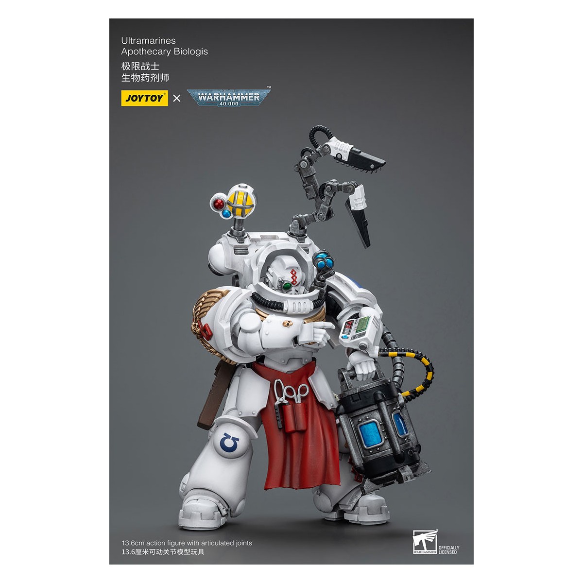 JoyToy Marines Espaciales - Ultramarines - Apothecary Biologis 1/18 - Warhammer 40K