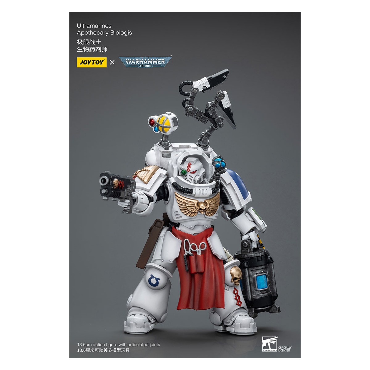 JoyToy Marines Espaciales - Ultramarines - Apothecary Biologis 1/18 - Warhammer 40K
