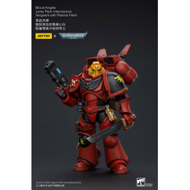 JoyToy Space Marines - Blood Angels Jump Pack Intercesores Sargento Con Pistola Plasma - 1/18 - Warhammer 40K