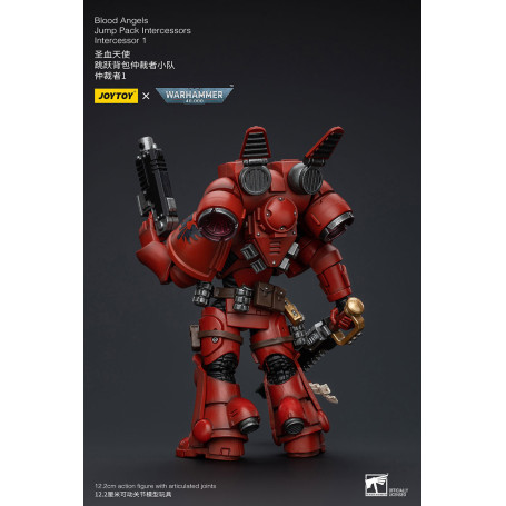 JoyToy Marines Espaciales - Ángeles de Sangre Jump Pack Intercesores 1 - 1/18 - Warhammer 40K