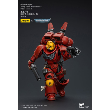 JoyToy Marines Espaciales - Ángeles de Sangre Jump Pack Intercesores 1 - 1/18 - Warhammer 40K