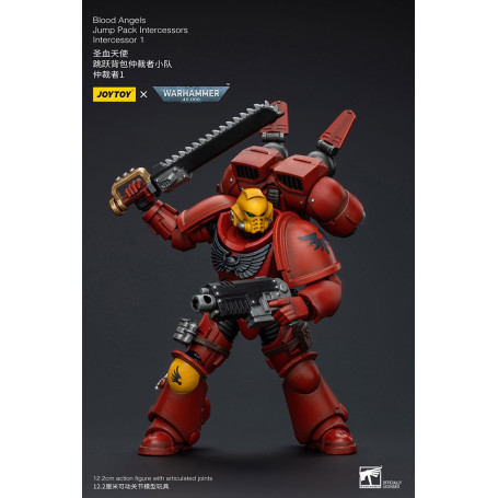 JoyToy Marines Espaciales - Ángeles de Sangre Jump Pack Intercesores 1 - 1/18 - Warhammer 40K