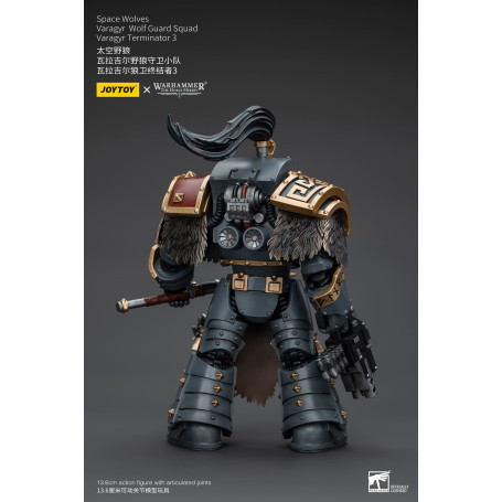JoyToy Marines Espaciales - Lobos Espaciales - Escuadra Guardia Lobo Varagyr - Varagyr Terminator 3 1/18 - Warhammer 40K