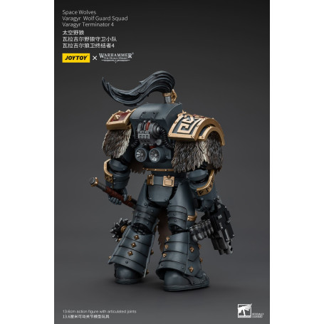 JoyToy Marines Espaciales - Lobos Espaciales - Escuadra Guardia Lobo Varagyr - Varagyr Terminator 4 1/18 - Warhammer 40K