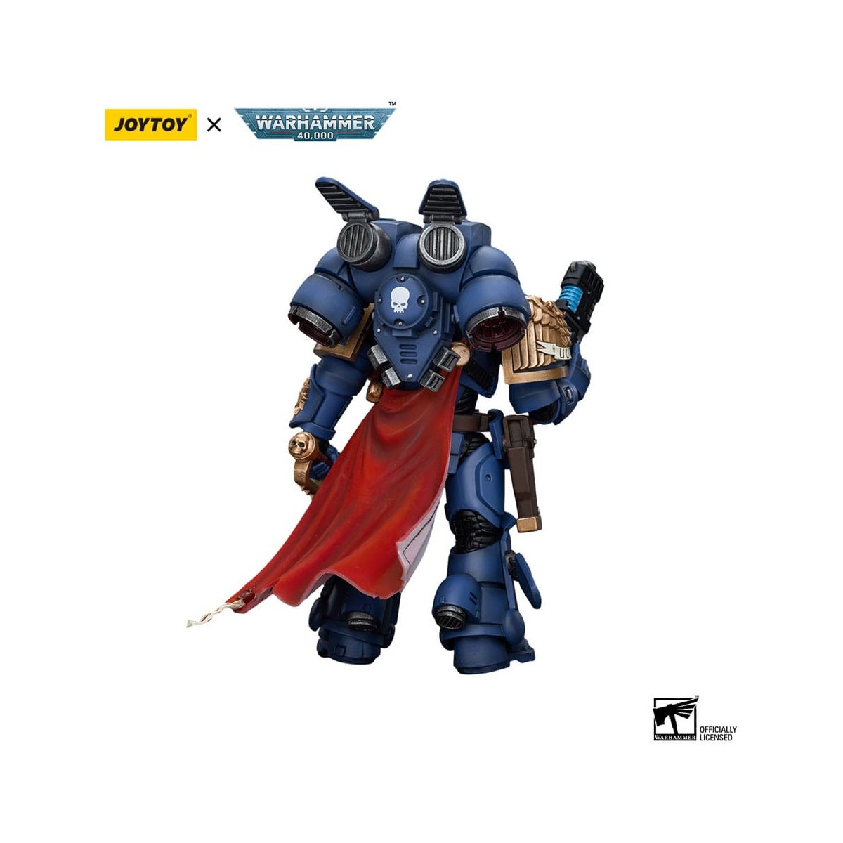 JoyToy - Marines Espaciales - Ultramarines - Capitán Con Jump Pack 1/18 - Warhammer 40K