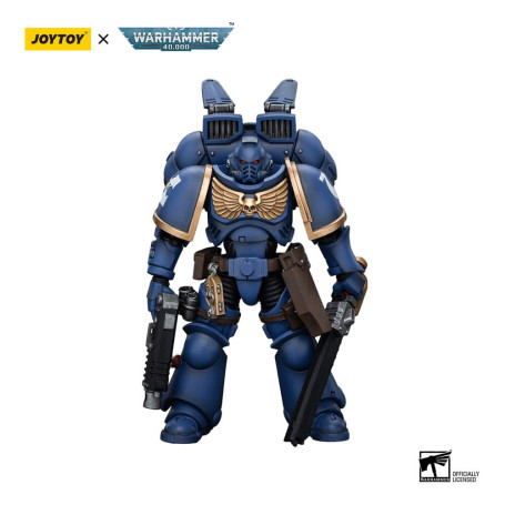 JoyToy - Marines Espaciales - Ultramarines - Jump Pack Intercessor 2 1/18