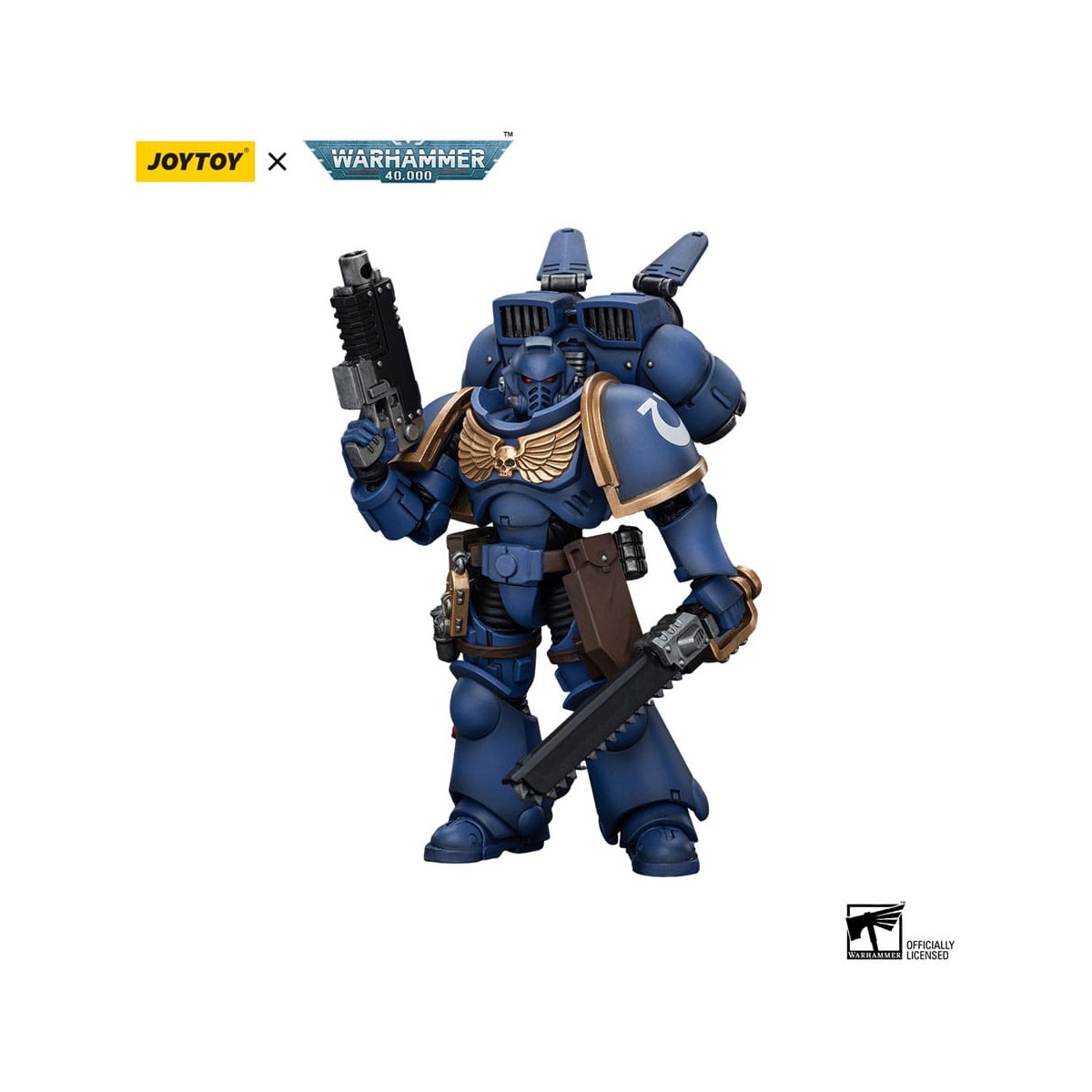 JoyToy - Marines Espaciales - Ultramarines - Jump Pack Intercessor 2 1/18