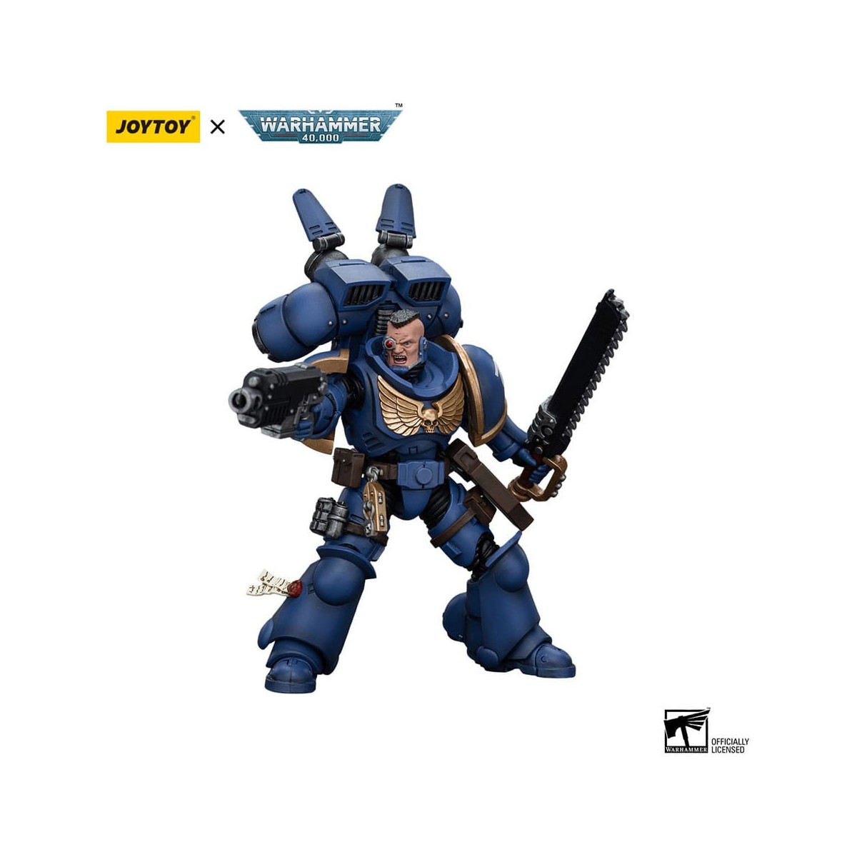 JoyToy - Marines Espaciales - Ultramarines - Jump Pack Intercessor 2 1/18