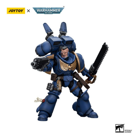 JoyToy - Marines Espaciales - Ultramarines - Jump Pack Intercessor 2 1/18