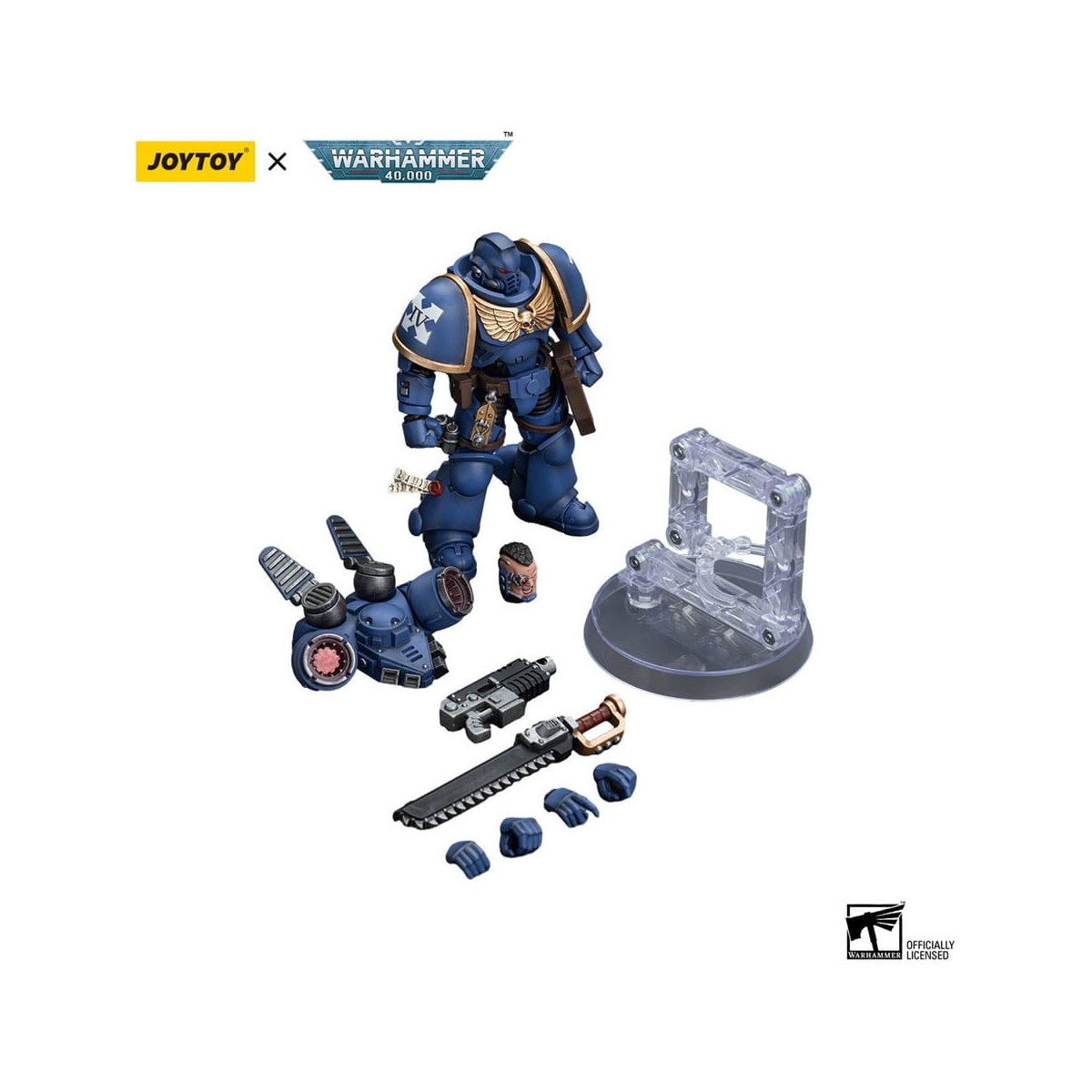 JoyToy - Marines Espaciales - Ultramarines - Jump Pack Intercessor 2 1/18