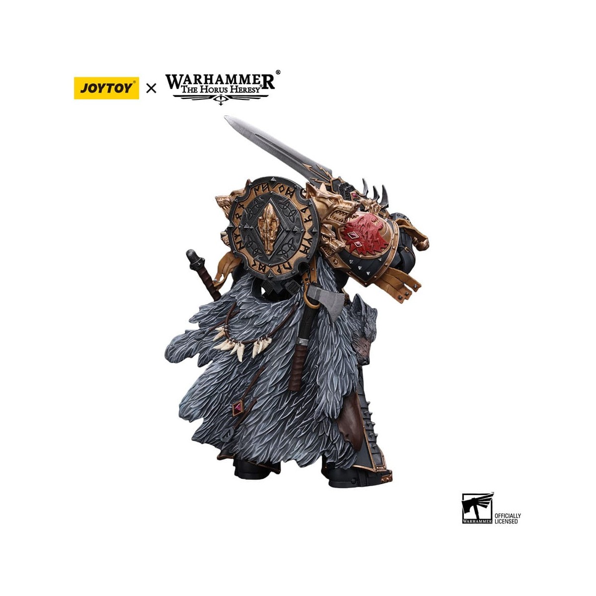 JoyToy Space Marines - Space Wolves Leman Russ Primarca de la VI Legión - 1/18 - Warhammer La Herejía de Horus