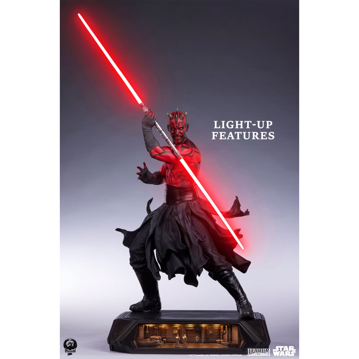 PCS Star Wars- Estatua Darth Maul Deluxe 1/3 Escala Serie Épica - Episodio I La Amenaza Fantasma
