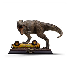Iron Studios - Ataque del T-Rex - Iconos de Parque Jurásico