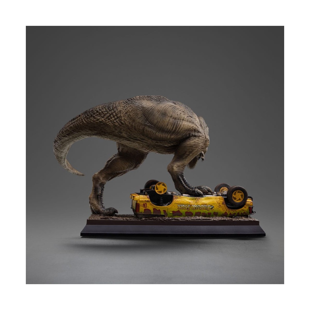 Iron Studios - Ataque del T-Rex - Iconos de Parque Jurásico