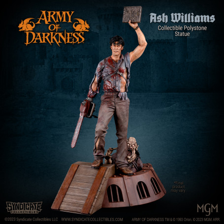 Syndicate Collectibles - Evil Dead Army of Darkness - Ash Williams Estatua Premium 1/10 Apex Edition