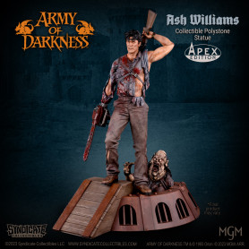 Syndicate Collectibles - Evil Dead Army of Darkness - Ash Williams Estatua Premium 1/10 Apex Edition