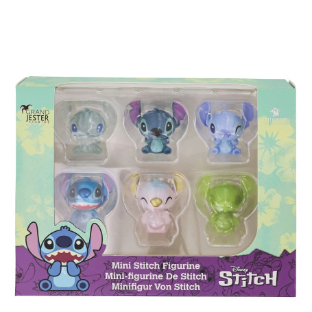 Disney Grand Jester Studio - Set de 6 minifiguras de Stitch