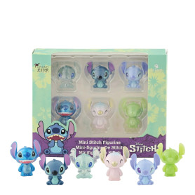 Disney Grand Jester Studio - Set de 6 minifiguras de Stitch