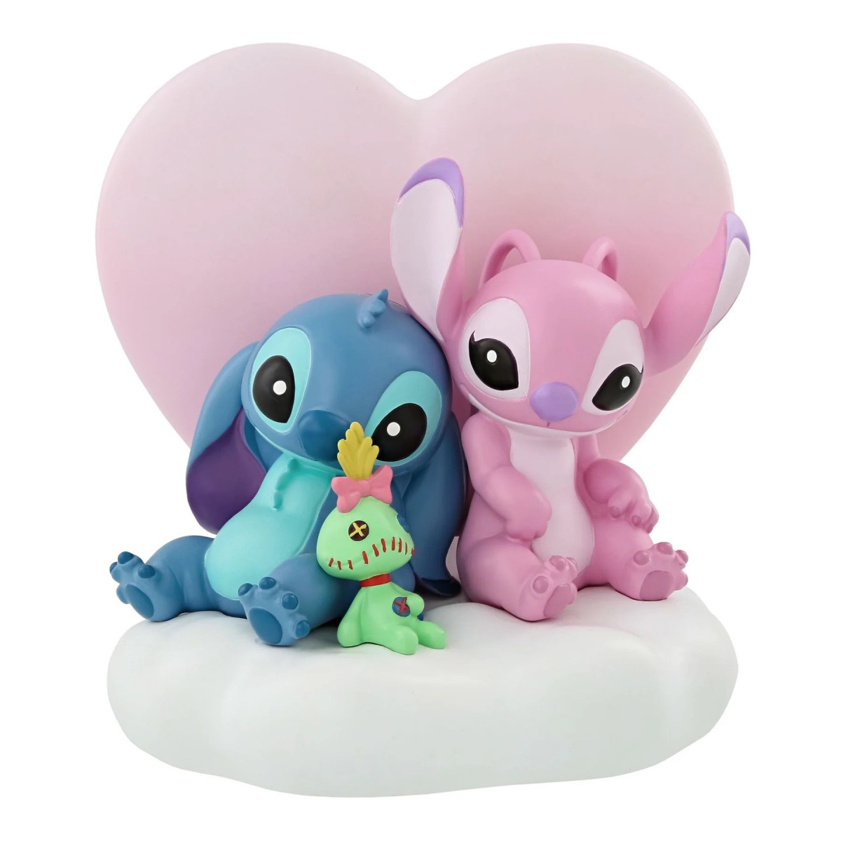 Grand Jester Studios Lilo y Stitch - Stitch y Angel Corazón figura luminosa